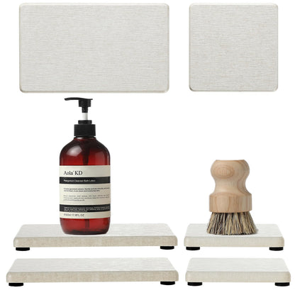 4PCS Bathroom Sink Vanity Trays (4 Count)