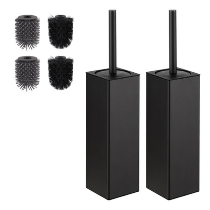 Toilet Brush and Holder 2 Pack for Two Bathrooms (2 Count)