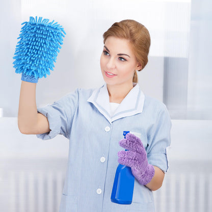 6 Pcs Micro Dusting Mitt Plant Cleaning