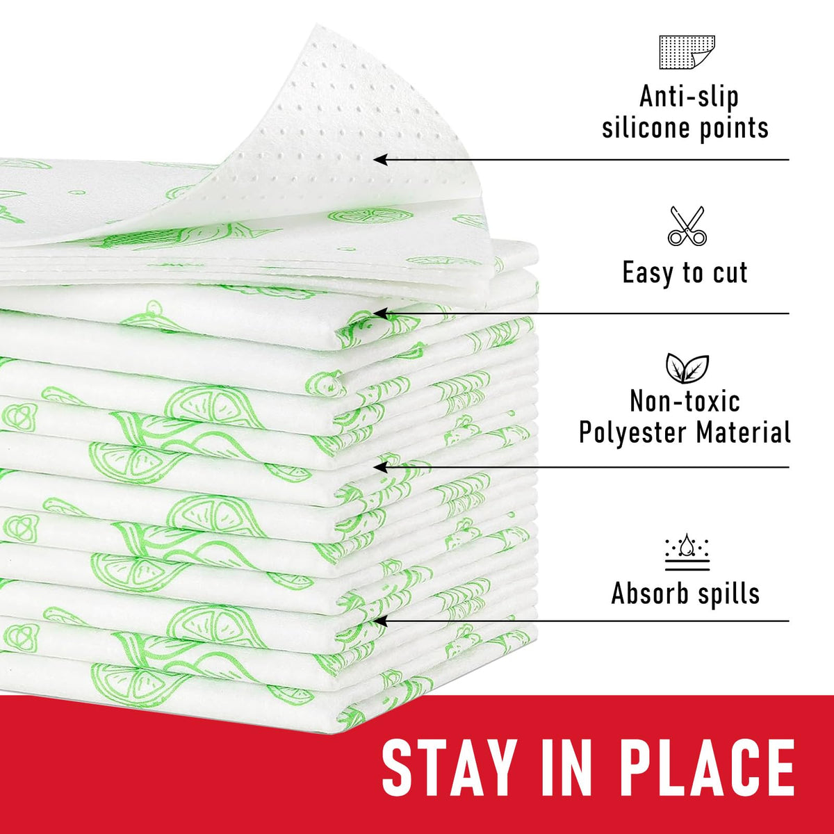Refrigerator Liners (12 Sq Ft)