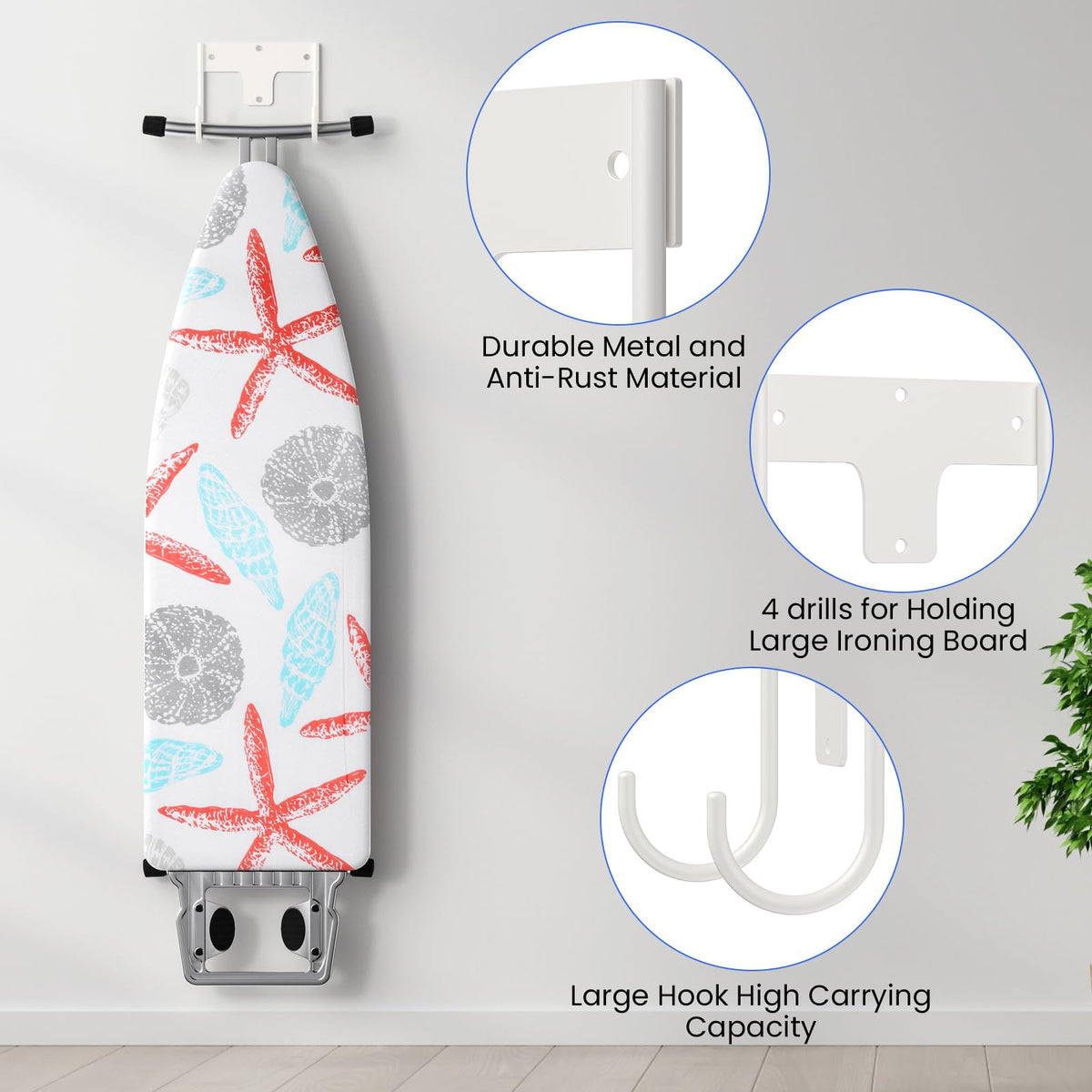 Ironing Board Holder Wall Mount