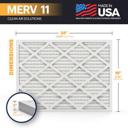 TruFilter 18x24x1 Air Filter MERV 11 (6 Count)