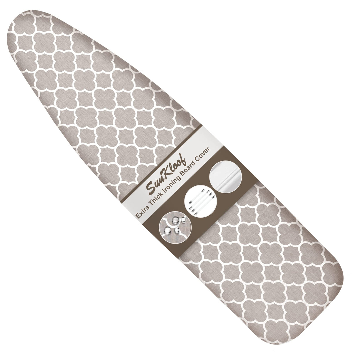 Ironing Board Cover and Pad Extra Thick Natural Cotton