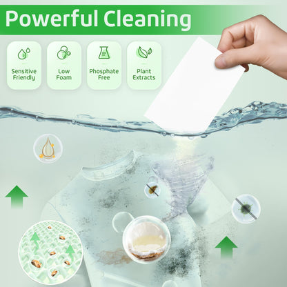 Laundry Detergent Sheets Fresh Scent 320 Sheet Liquidless Soap Sheets Detergent for Travel Camping Dormitory Hotel (320 Count)
