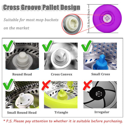 Extended Spin Mop Replacement Mop Handle