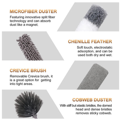 Microfiber Duster for Cleaning Fan (9 Count)