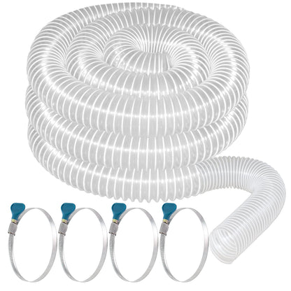 2 1 2" x 20' PVC Dust Collection Hose