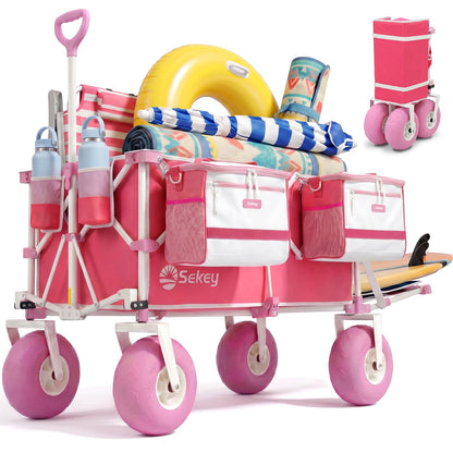 Heavy Duty Beach Wagon with 9" Big Sand