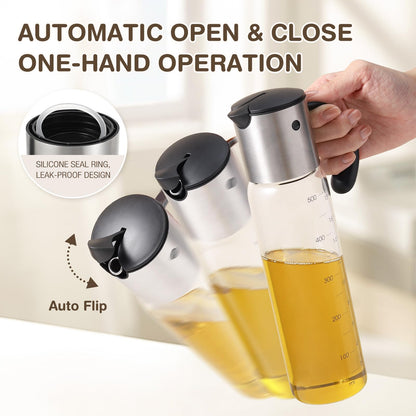 Large Olive Oil Dispenser Bottle Kitchen (2 Count)