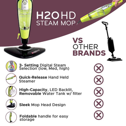 HD Steam Mop & Handheld Steam Cleaner