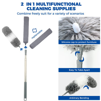 4 Pcs Dusters for Cleaning