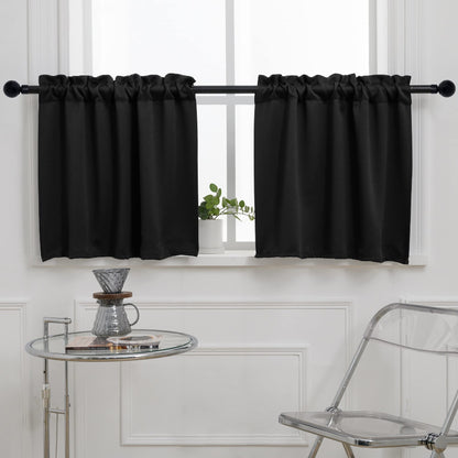 Rod Pocket Tier Curtain (2 Count)