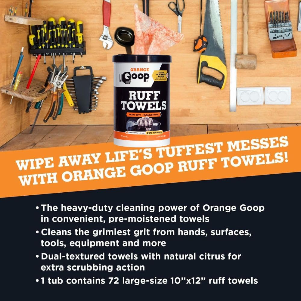 Heavy Duty Ruff Towels with Scrubbing Power (432 Count)