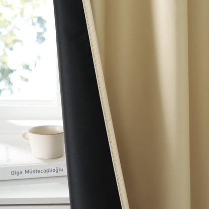 100% Blackout Basement Curtains 24 inches Long (2 Count)