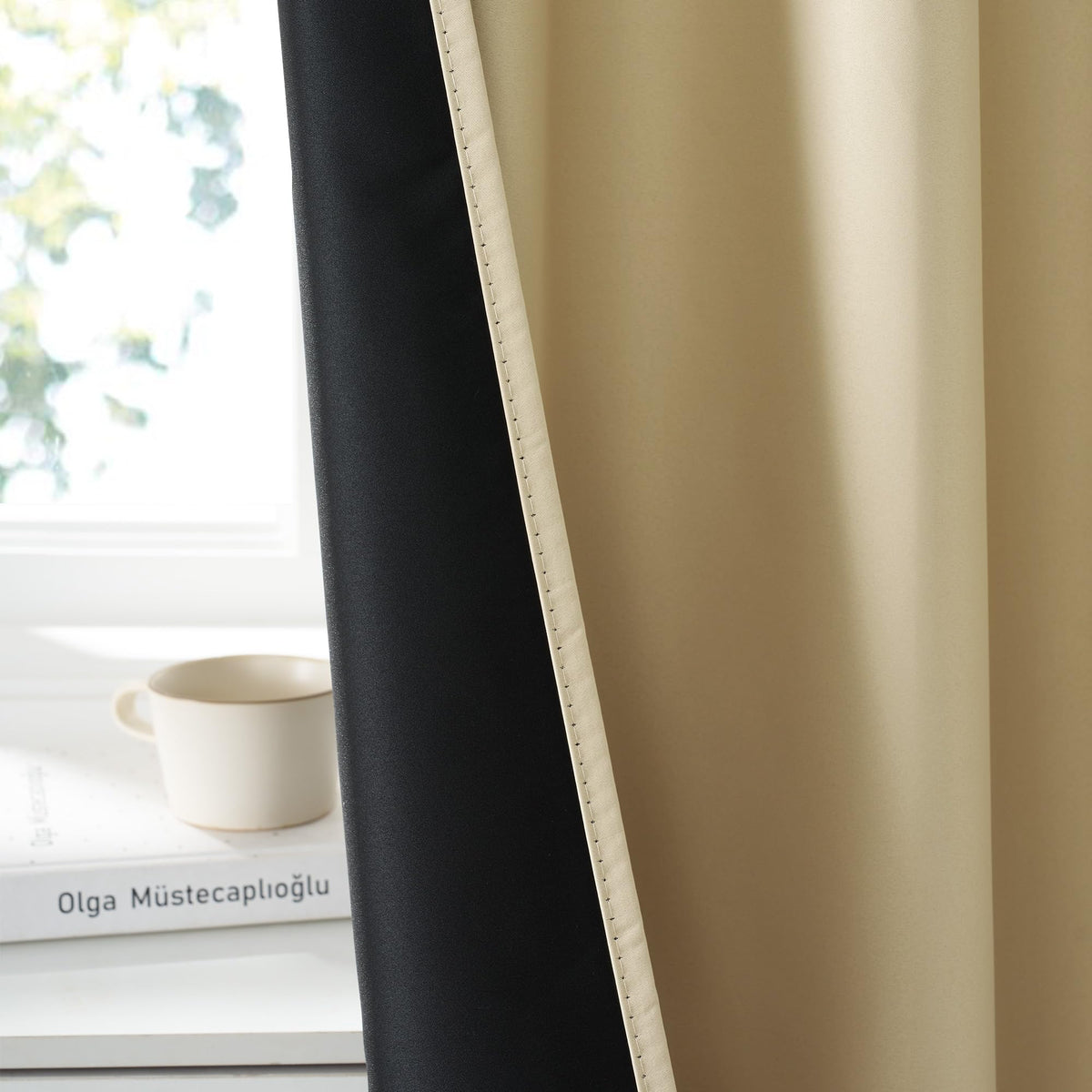 Bedroom Blackout Curtains 80 inches Long (2 Count)