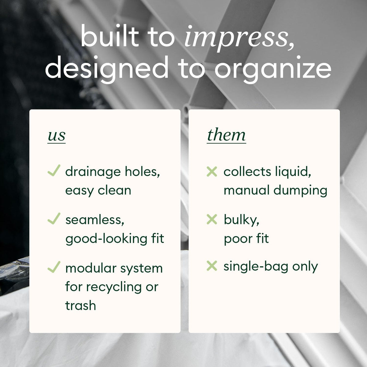 Tambour Waste Bin