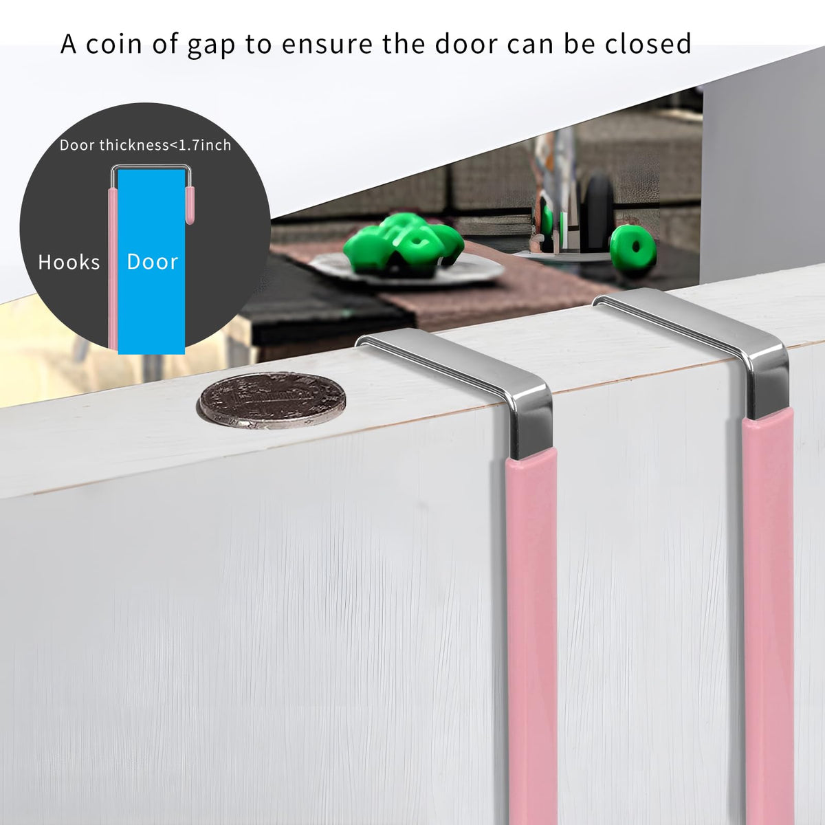 Over the Door Hooks (4 Count)