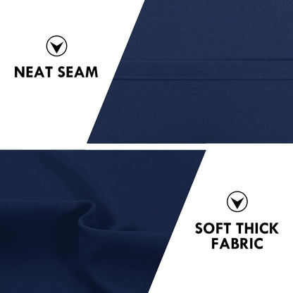 Blackout Curtains for Bedroom 52 x 95 Inch Long Navy Blue 2 Panels (2 Count)