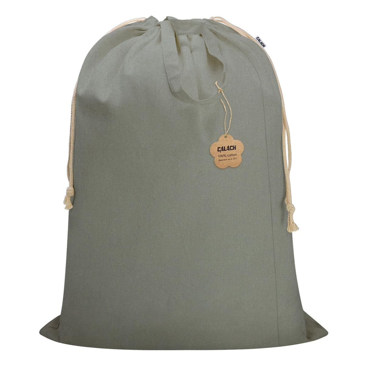 Cotton Canvas Laundry Bag 30"Wx 35"H with Handles Drawstring