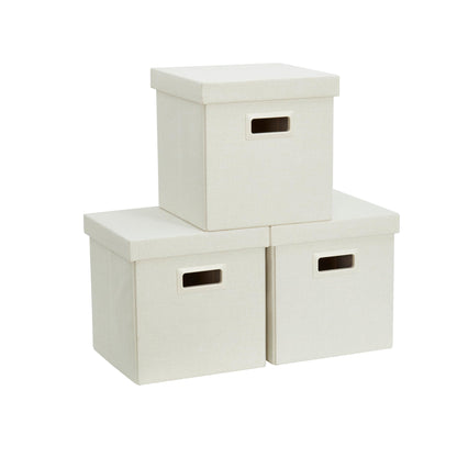 Storage Basket with Lids (3 Count)