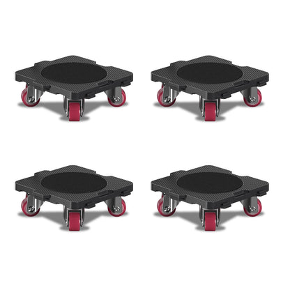 Add on 4Pack Connectable Dolly Furniture Movers with 360° Rotating Wheels (4 Count)