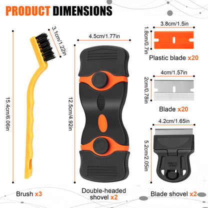 7 Pack Razor Blade Scraper Tool