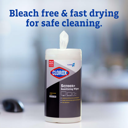 Clorox Screen+ Sanitizing Wipes (75 Count)