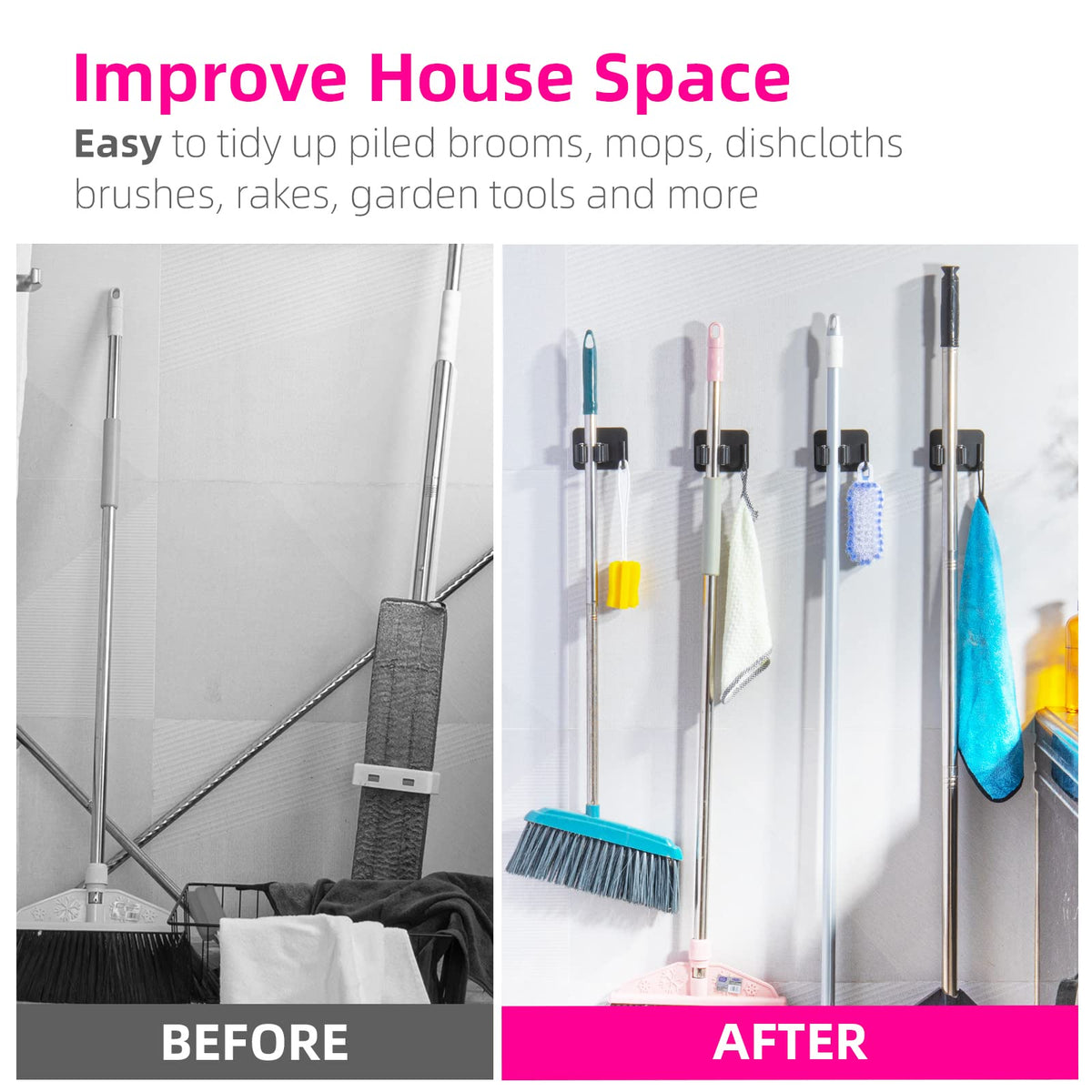 Broom and Mop Holder