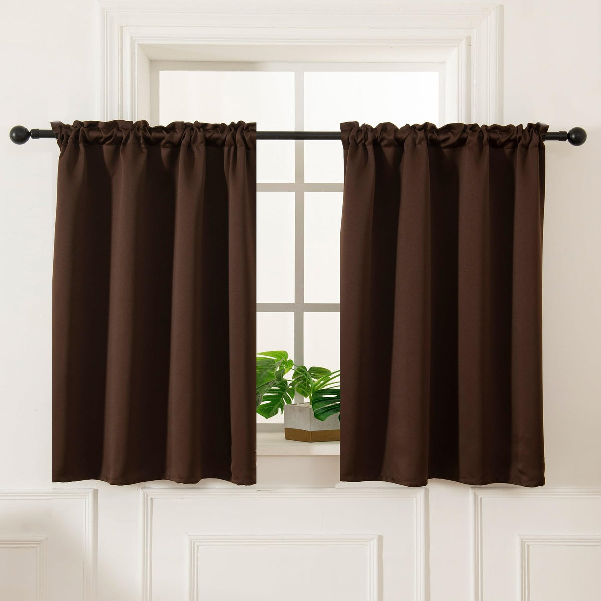 Cafe Curtain Half Window Curtain (2 Count)