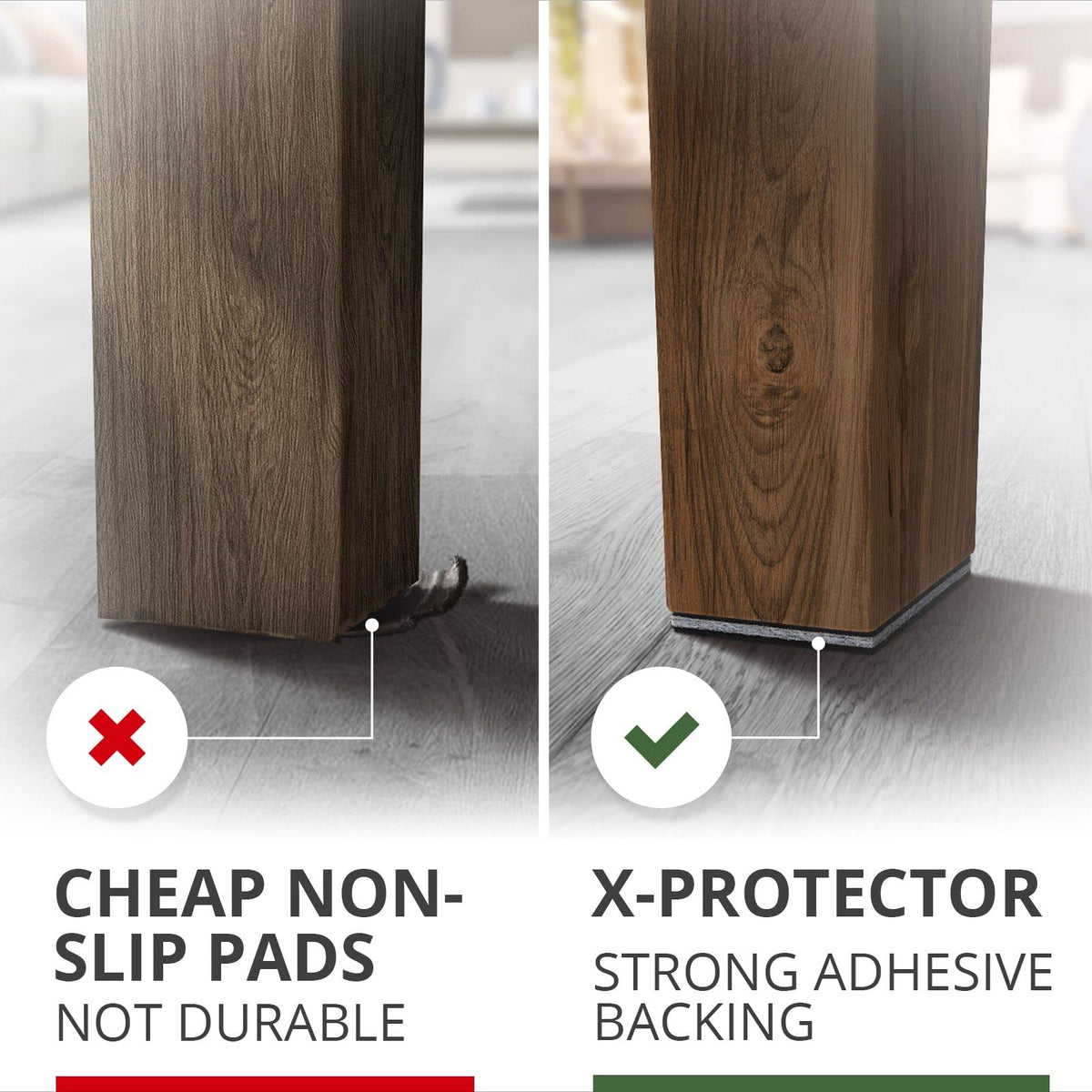 Non Slip Furniture Pads X (8 Count)