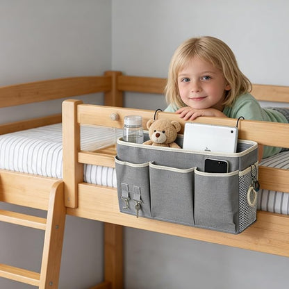 1 Large + 1 Small Hanging Storage Organizer, Multi-Size No Drill Bedside Caddy, Household Classification Storage Organizer, Multi-scene Home Storage, Household Gift