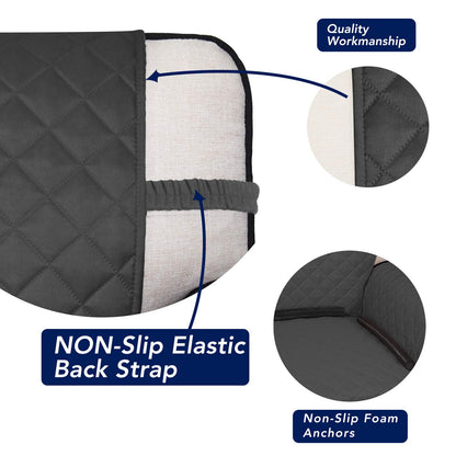 Reversible Quilted Couch Covers for Dogs Sofa Cover 4 Seater 88"