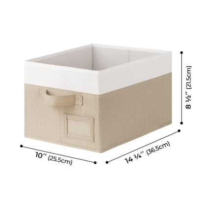 Closet Storage Bins with Label (3 Count)