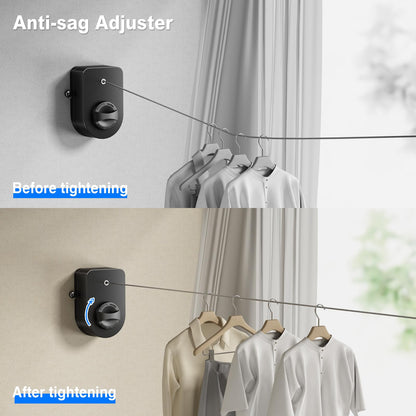 Retractable Clothesline Indoor (13.8 Foot)