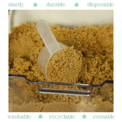 4 Pack 1 Tablespoon Plastic Measuring Scoop