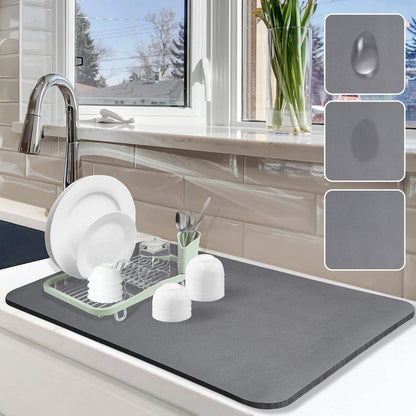 Dish Drying Mat for Kitchen Counter