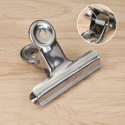 18 Pack Stainless Steel Chip Bag Clips Heavy Duty Food Bags Clamp Clips for Kitchen Office School (18 Count)