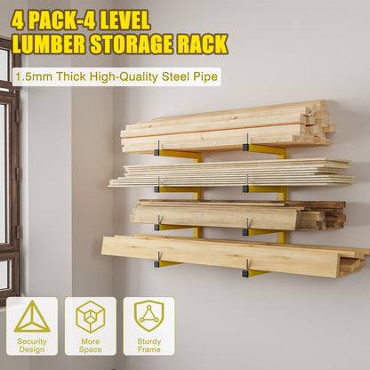 4 Pack Lumber Storage Rack (4 Count)