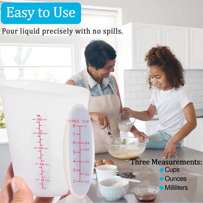 Silicone Measuring Cups (3 Count)