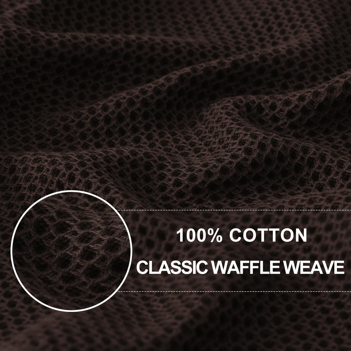 100% Cotton Waffle Weave Kitchen Dish Towels 8 (8 Count)
