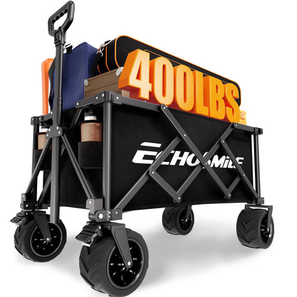 Wagons Carts Foldable Heavy Duty with 400Lbs Wt