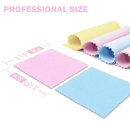 120 PCS Jewelry Cleaning Cloth Jewelry Polishing Cloths Individually Wrapped Silver Cleaning Cloth for Jewelry Sterling Silver