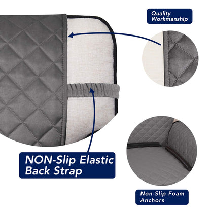 Reversible Quilted Couch Covers for Dogs Sofa Cover 4 Seater 88"