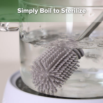 Silicone Cleaning Brush for Baby Bottles and Crevices