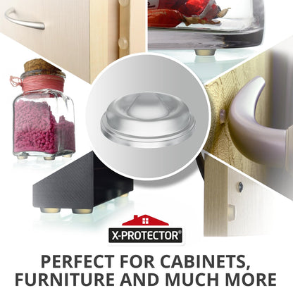 Cabinet Door Bumpers 64 PCS (64 Count)