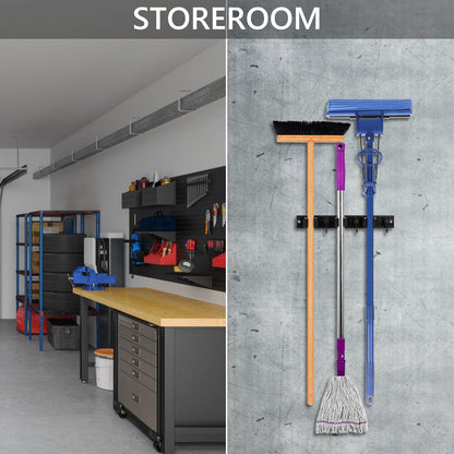 Mop holder broom holder