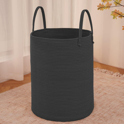 60L Cotton Rope Laundry Basket Hamper