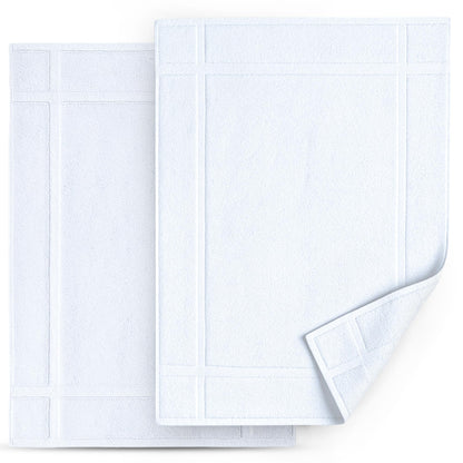Pack of 2 100% Cotton Bath Mat 20x30 inches