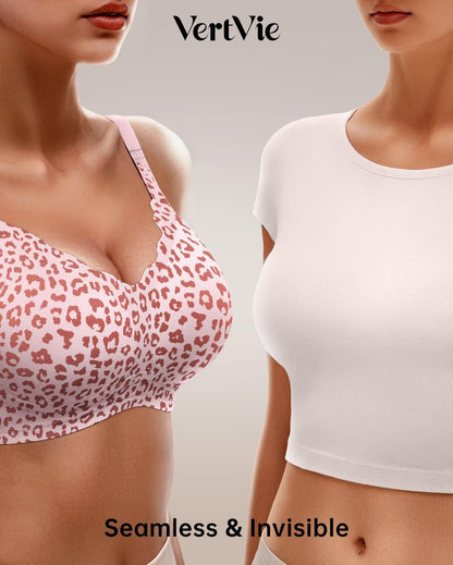 Seamless Jelly Bra No Underwire Supportive Bralette