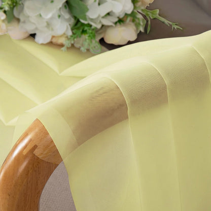 Sheer Tier Curtains 24 Inch Length (2 Count)